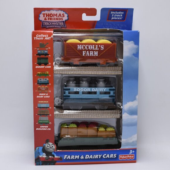 Farm & Dairy Cars McColl's Farm Sodor Diary 3 Track Pieces Set Thomas & Friends - Picture 1 of 10